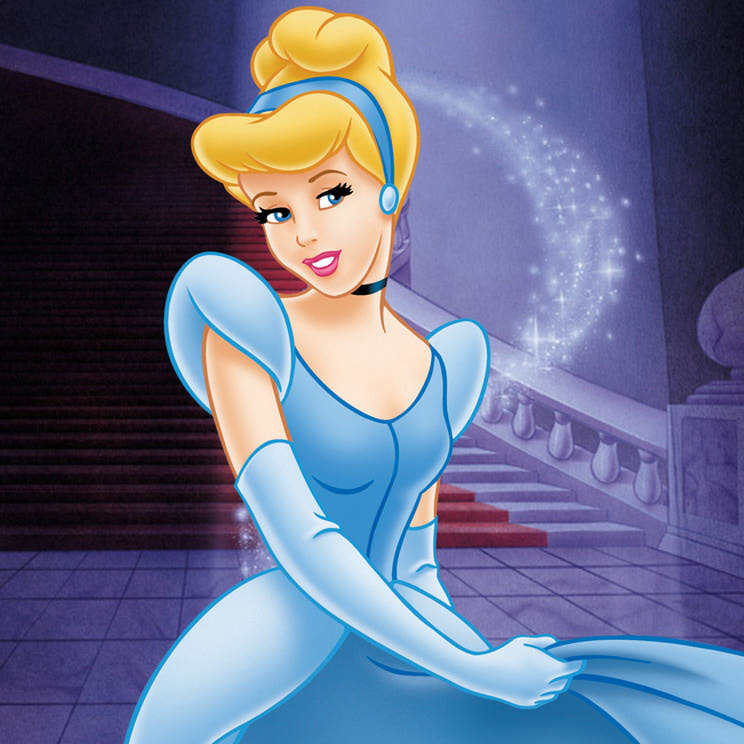 Cinderella in her dress