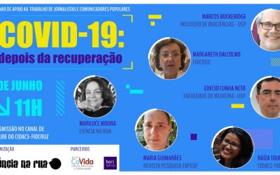 Webinar “Covid-19: depois da recuperação” acontece nesta quinta