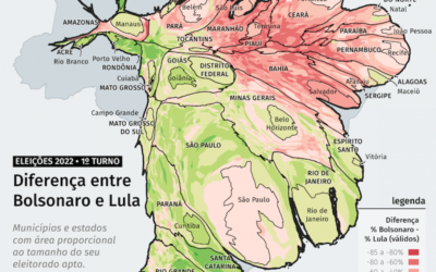 Mapas eleitorais mostram vitórias de Lula e Bolsonaro, mas escondem disputas