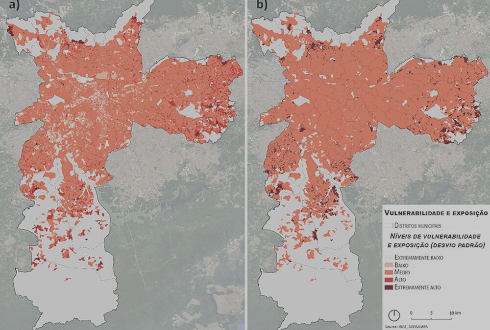 Suscetibilidade ao calor em São Paulo acompanha mapa da desigualdade